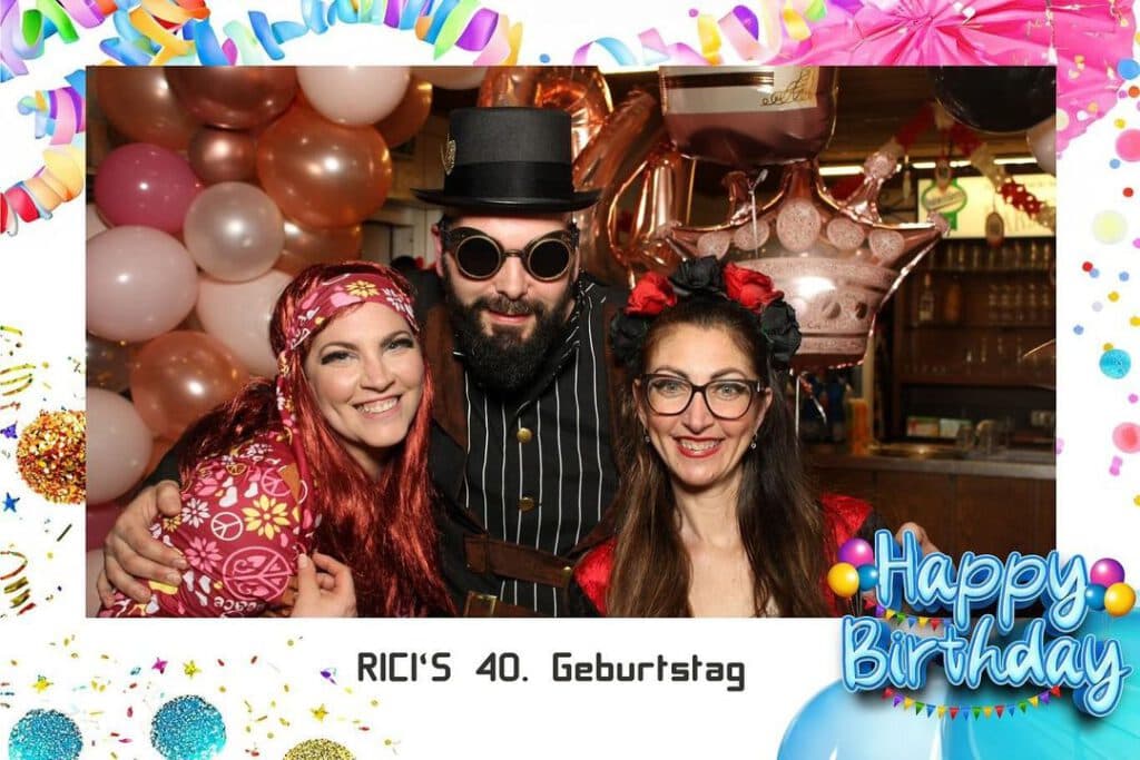 Fotobox auf einem Firmenevent